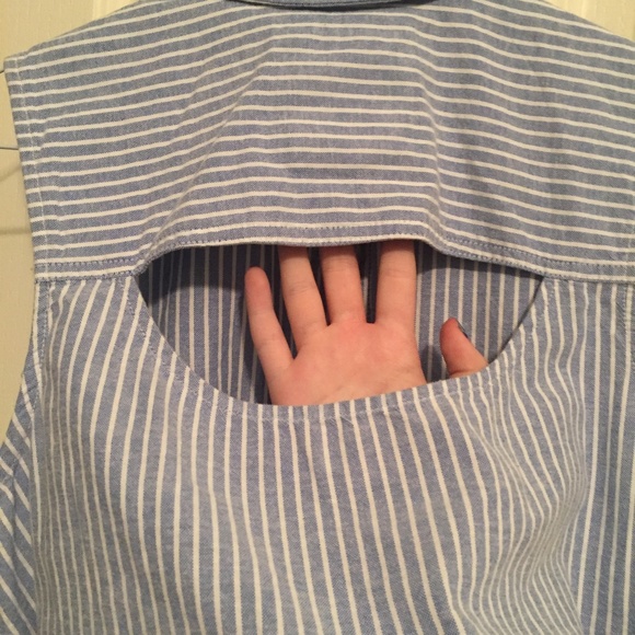 Long striped button up - Picture 6 of 6